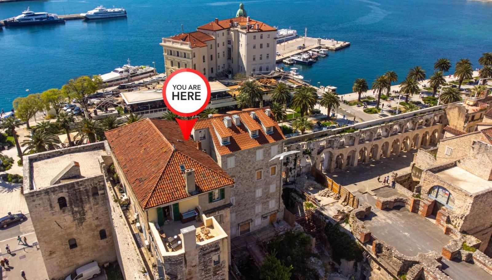 Diocletian Tower - Bella Vista & Palazzo ספליט מראה חיצוני תמונה